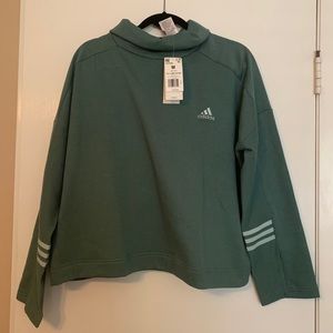 Brand New! Adidas Greenish-Gray Sweater - Size M